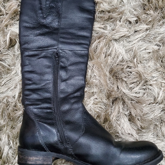 Steve Madden leather zip up boots - Picture 4 of 7